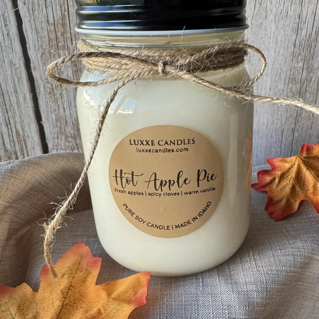 Hot Apple Pie Fall Scent | Organic Soy Candle