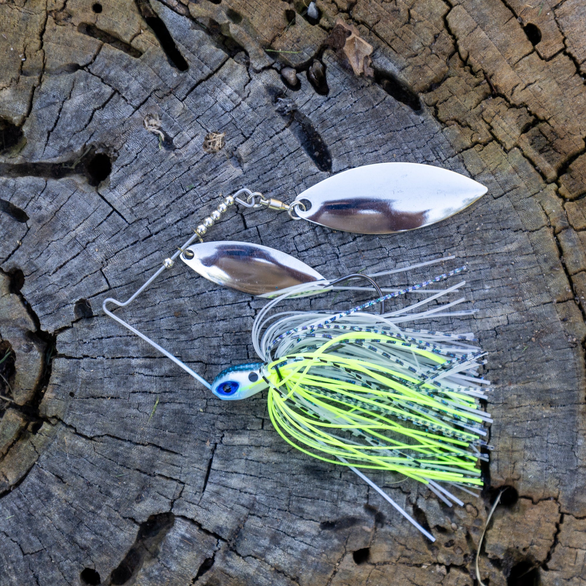 Reaction Tackle Tungsten Spinnerbait Jigs – 2-Pack, Double Willow Blade - New