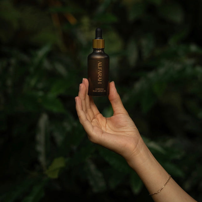 Blue Lotus Infused Moringa Oil