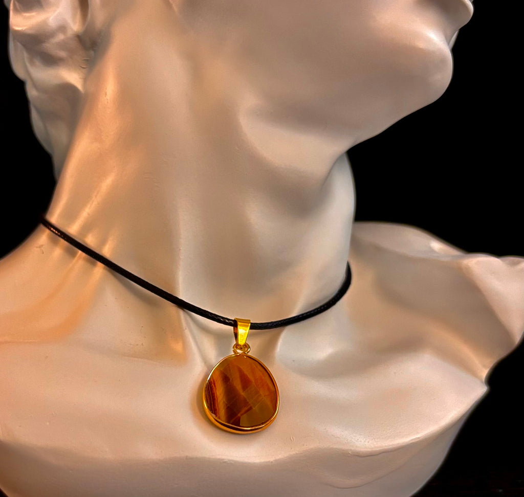 Crystal Drop Necklace – 1 inch Teardrop Pendant (Made in Australia)