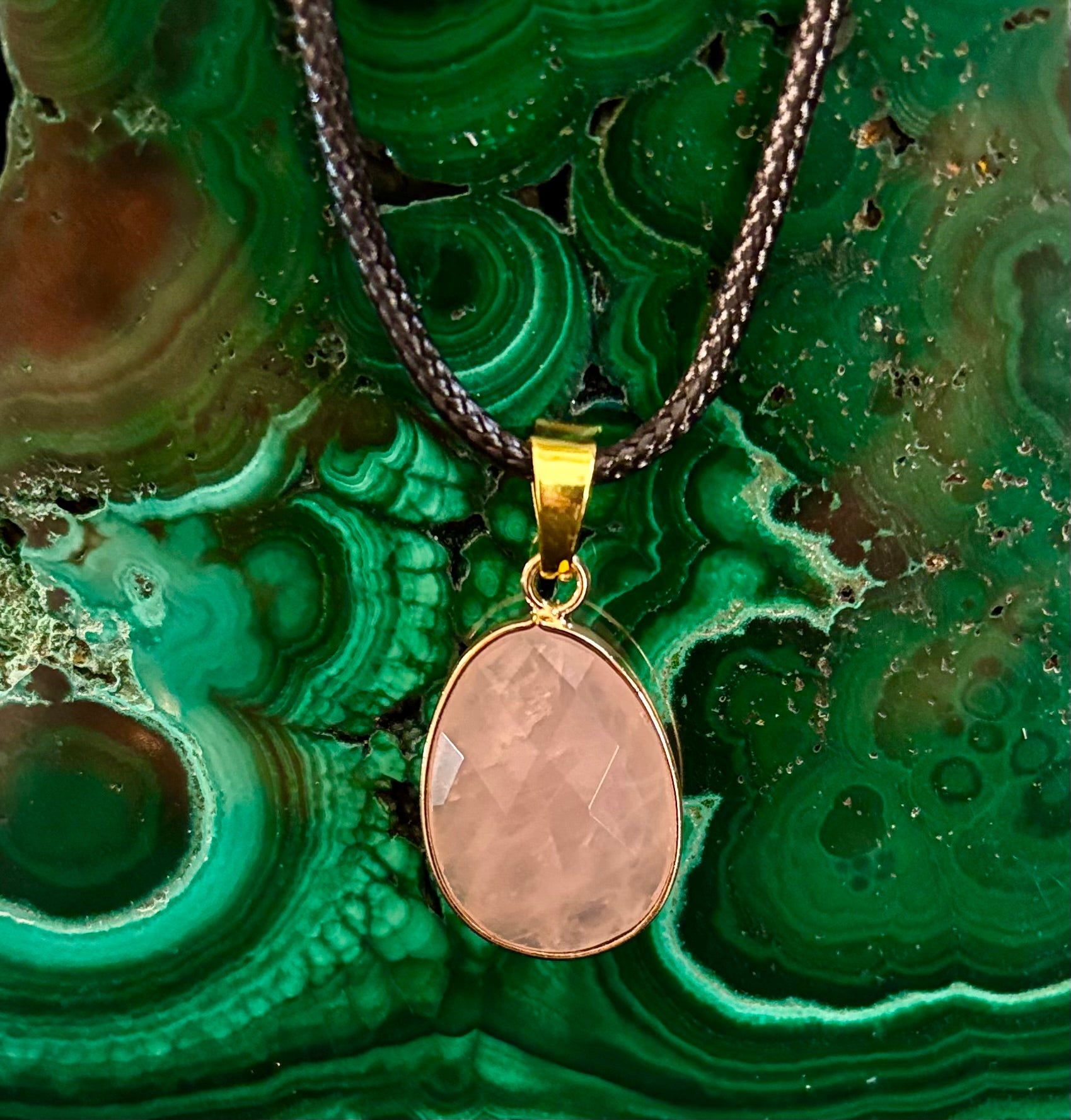 Crystal Drop Necklace – 1 inch Teardrop Pendant (Made in Australia)