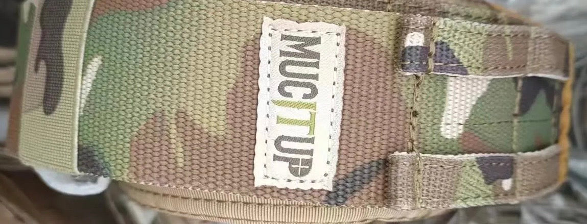 MUCTAC Tactical Belt Multicam MOLLE 1.75" w/ 2 Inner Belts, Anti-Slip