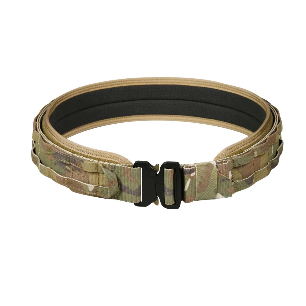 MUCTAC Tactical Belt Multicam MOLLE 1.75" w/ 2 Inner Belts, Anti-Slip