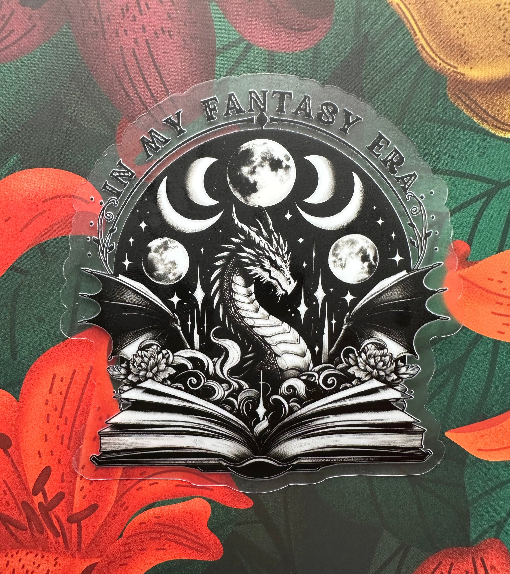 In My Fantasy Era Clear Transparent Vinyl Sticker, 2.8" x 3.0"