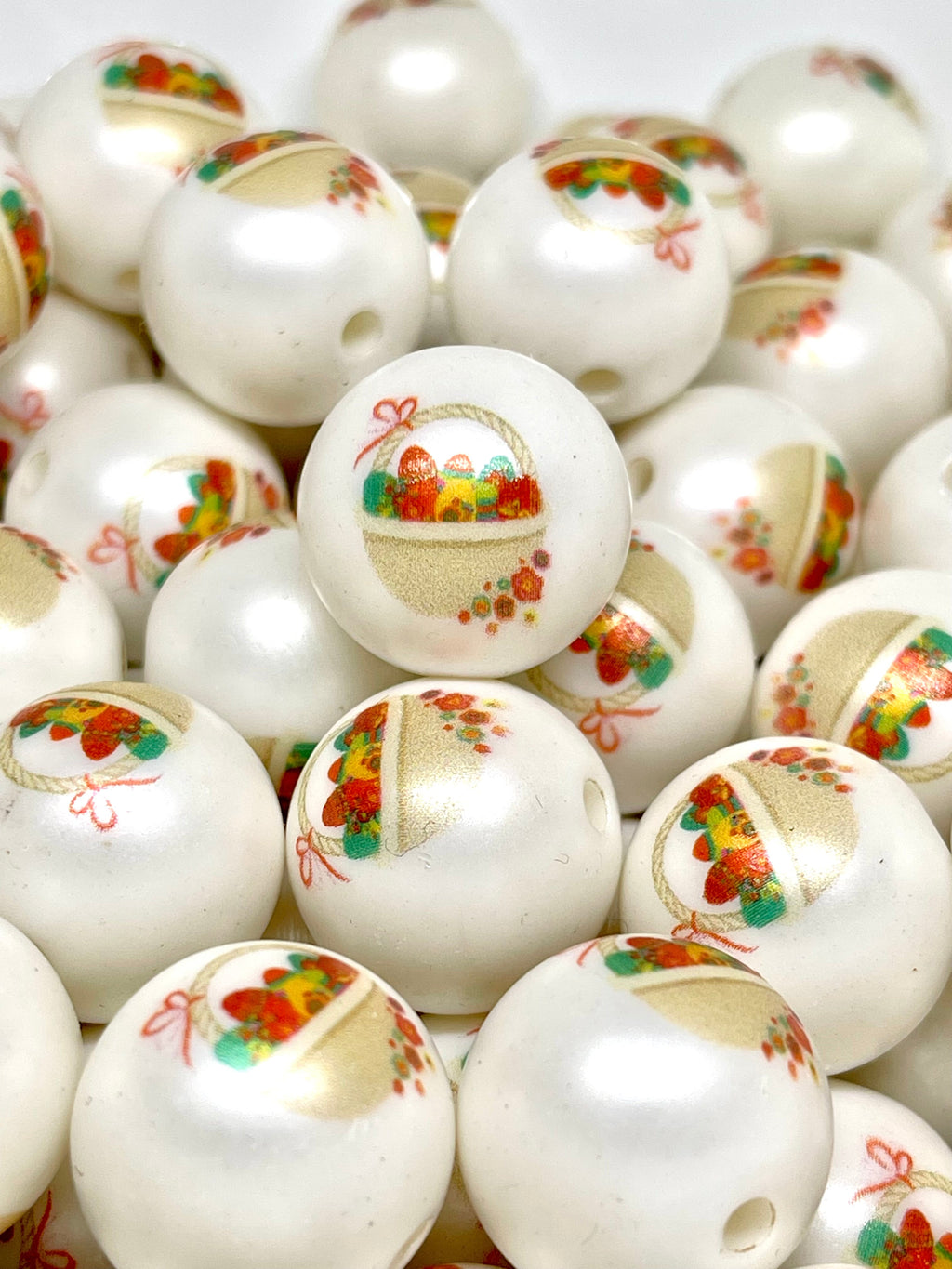 Easter Basket Acrylic Beads