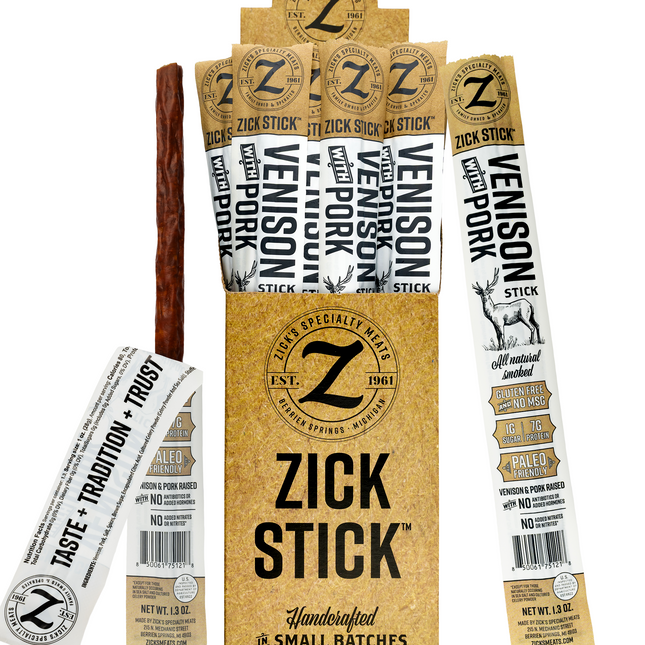 Zick Stick Venison with Pork – 1.3oz