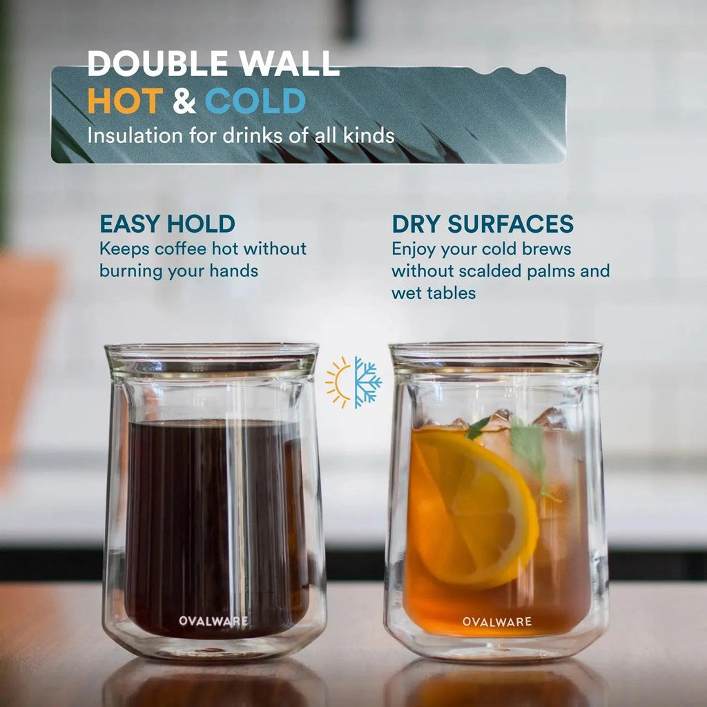 Double Wall Coffee Tasting Glass - 350mL/12oz (set of 2)
