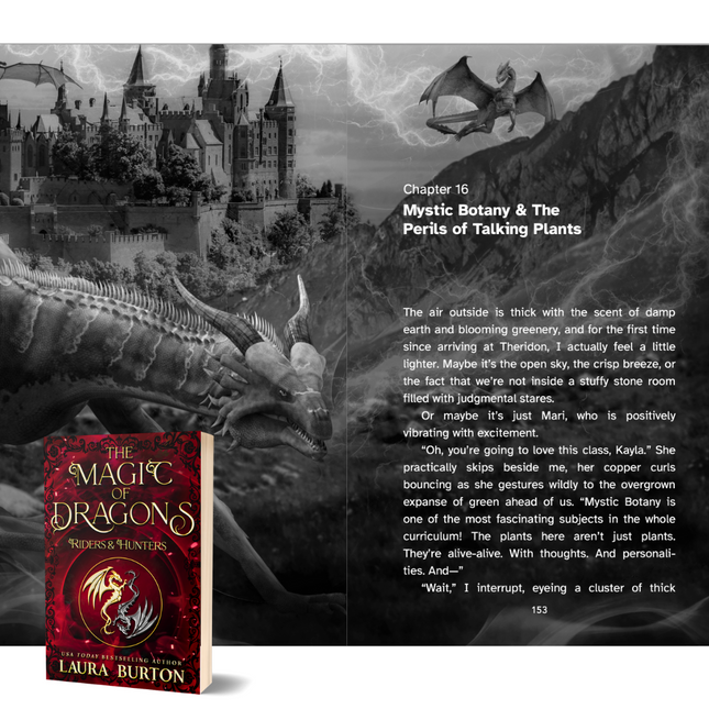 Laura Burton The Magic of Dragons: Riders and Hunters