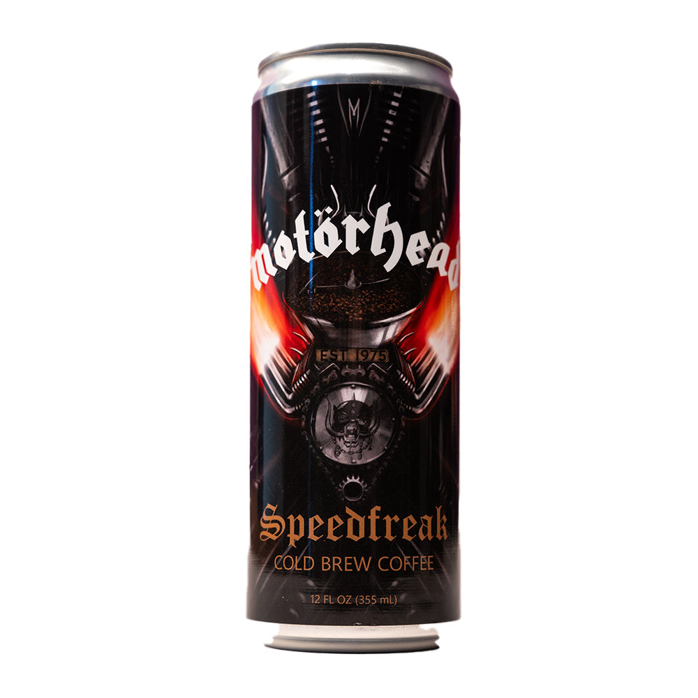 Motörhead OFFICIAL 'Speedfreak' Cold Brew Coffee Cans (4Pack) (12oz per can)