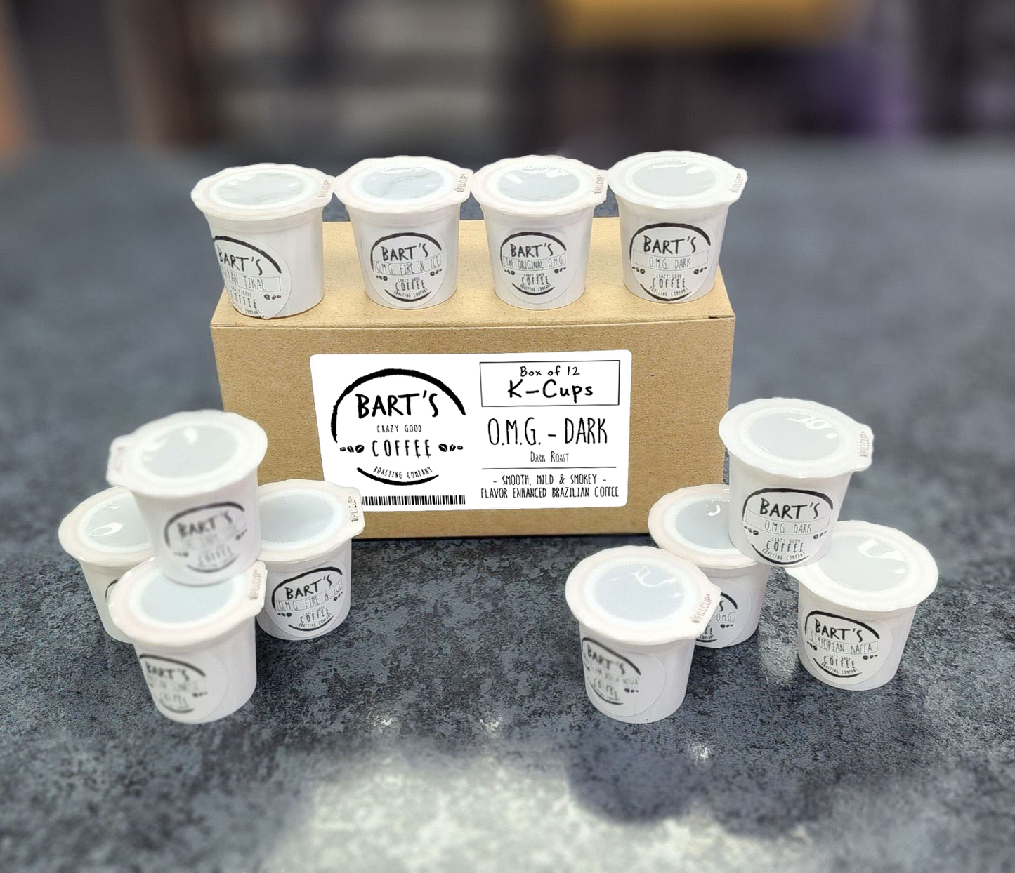 Bart's Crazy Good Coffee Roasting Company O.M.G. – Dark