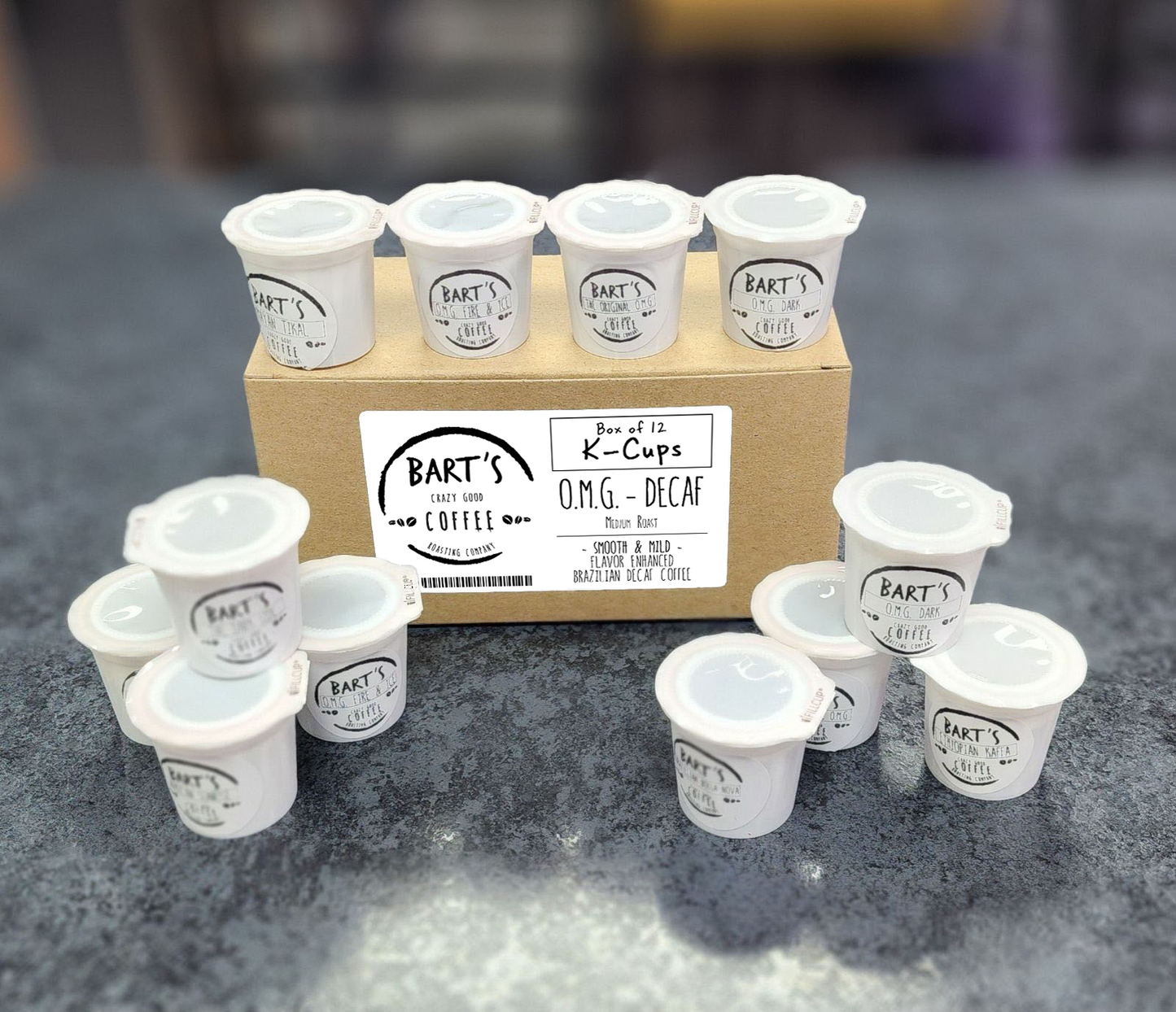 Bart's Crazy Good Coffee Roasting Company O.M.G. - Decaf