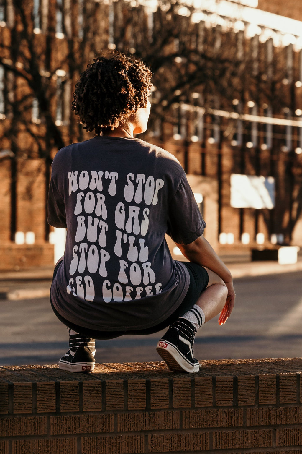 Won't stop for gas graphic tee