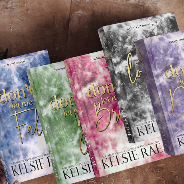 Don't Let Me Series Gold Foil Hardback Bundle