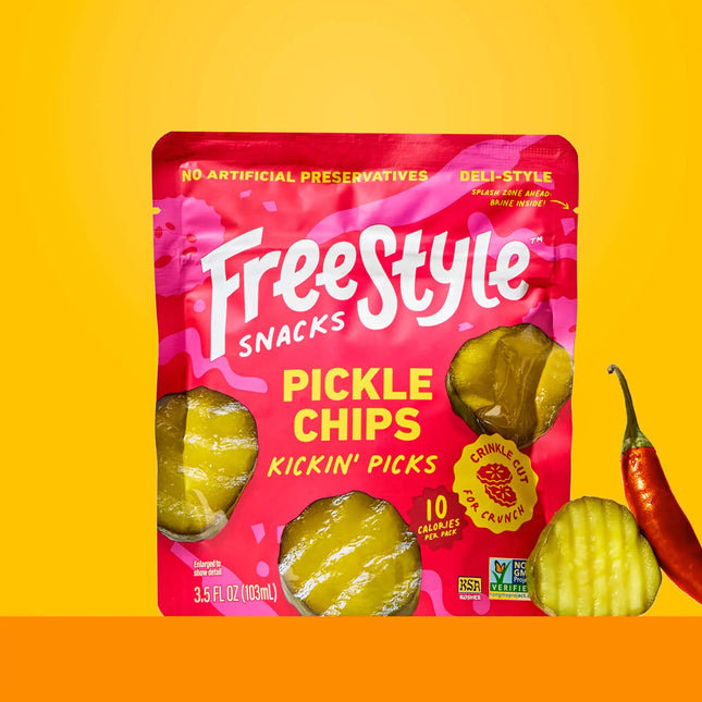 Kickin' Picks Pickle Chips