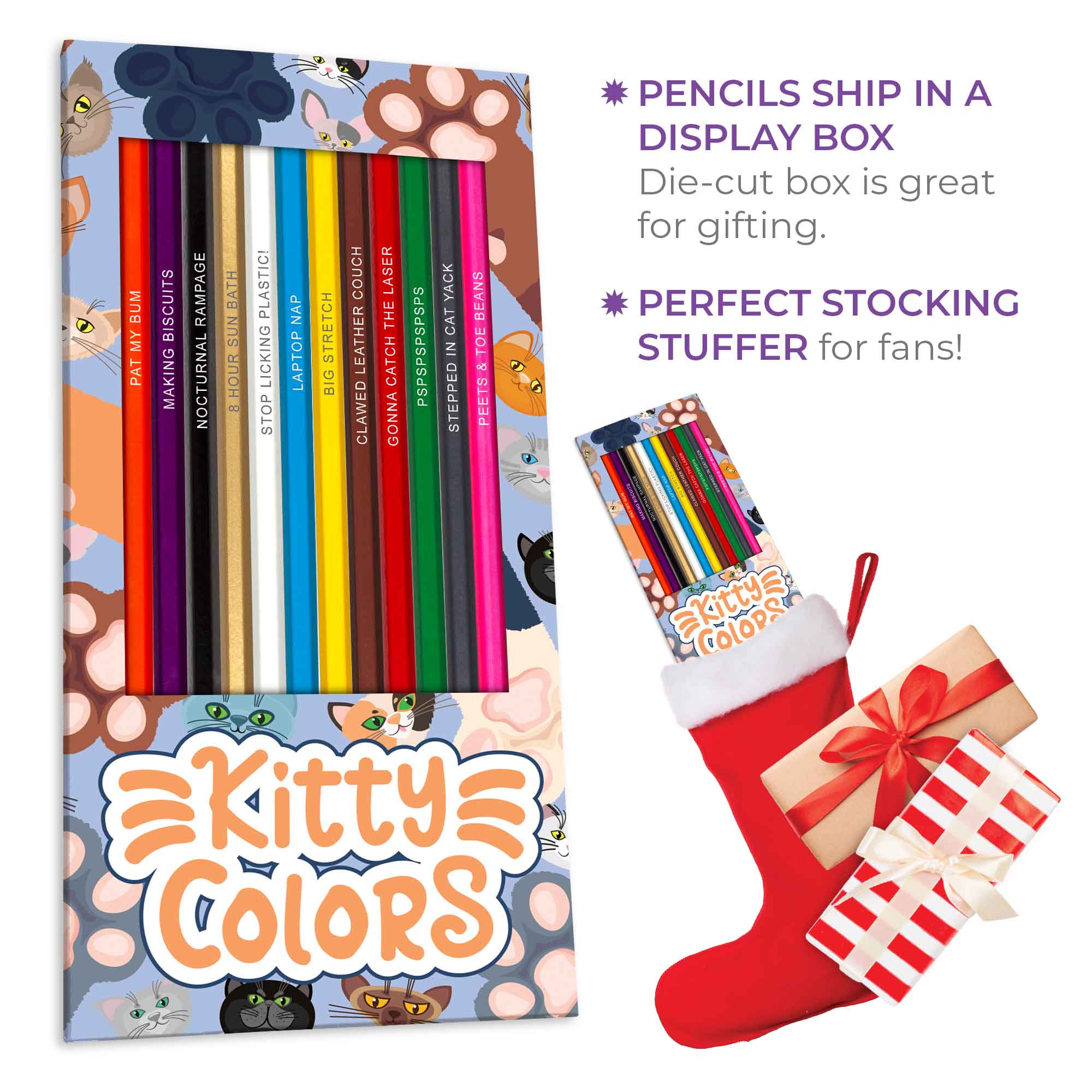 Kitty Colors Colored Pencils & Coloring Pages