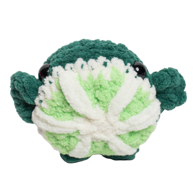 Lana the Lime Whale Crocheted Plushie