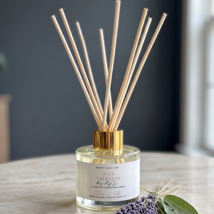 Wild Lavender Reed Diffuser | 100 ml, 200 ml or Both