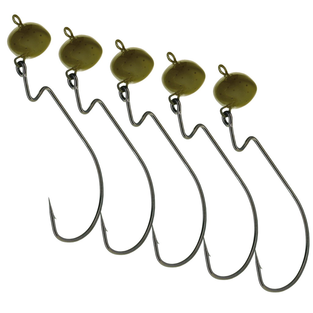 Reaction Tackle Lead Swing Football Jigs- 5-PACK - New