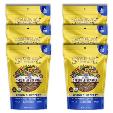 Lemon Blueberry Sprouted Granola