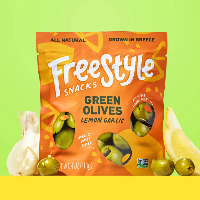 Green Olives - Lemon Garlic
