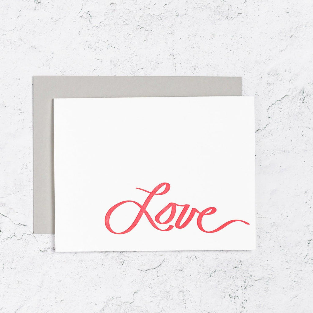 Love Script Icon Notecards Box Set of 10
