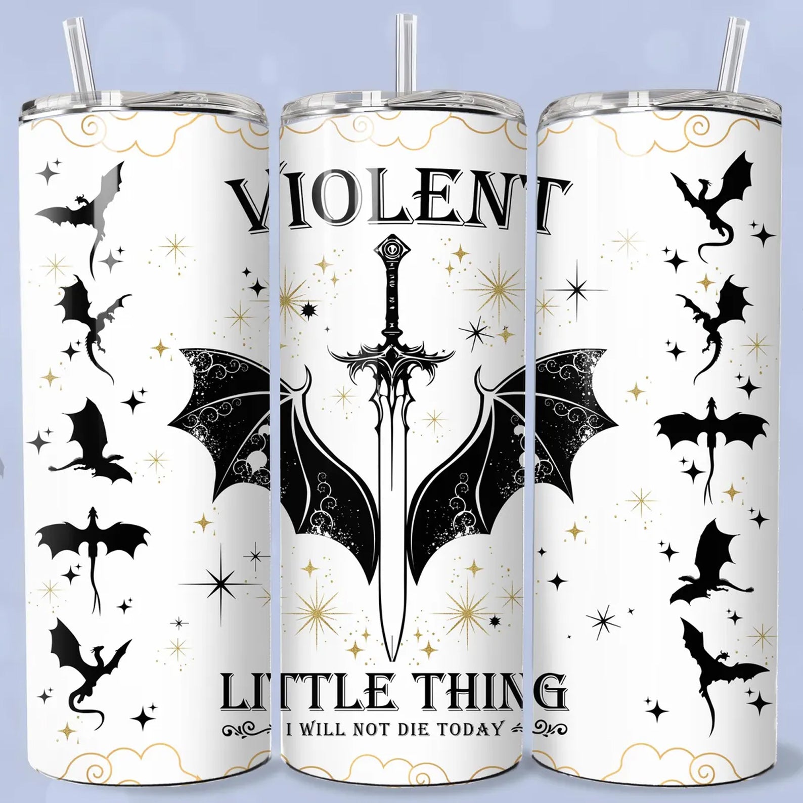 Violent Little Thing 20 oz Skinny Tumbler