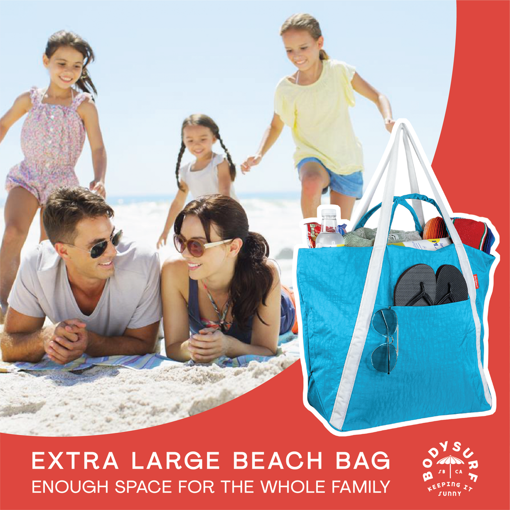 Extra Large Ripstop Nylon Waterproof Beach Bag