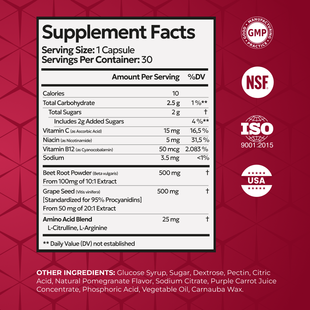 Cardiovascular Support Beet Root + by RevitMe