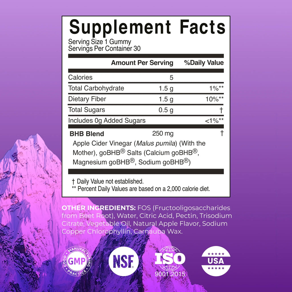 JUMP!KETO BHB + ACV Gummies