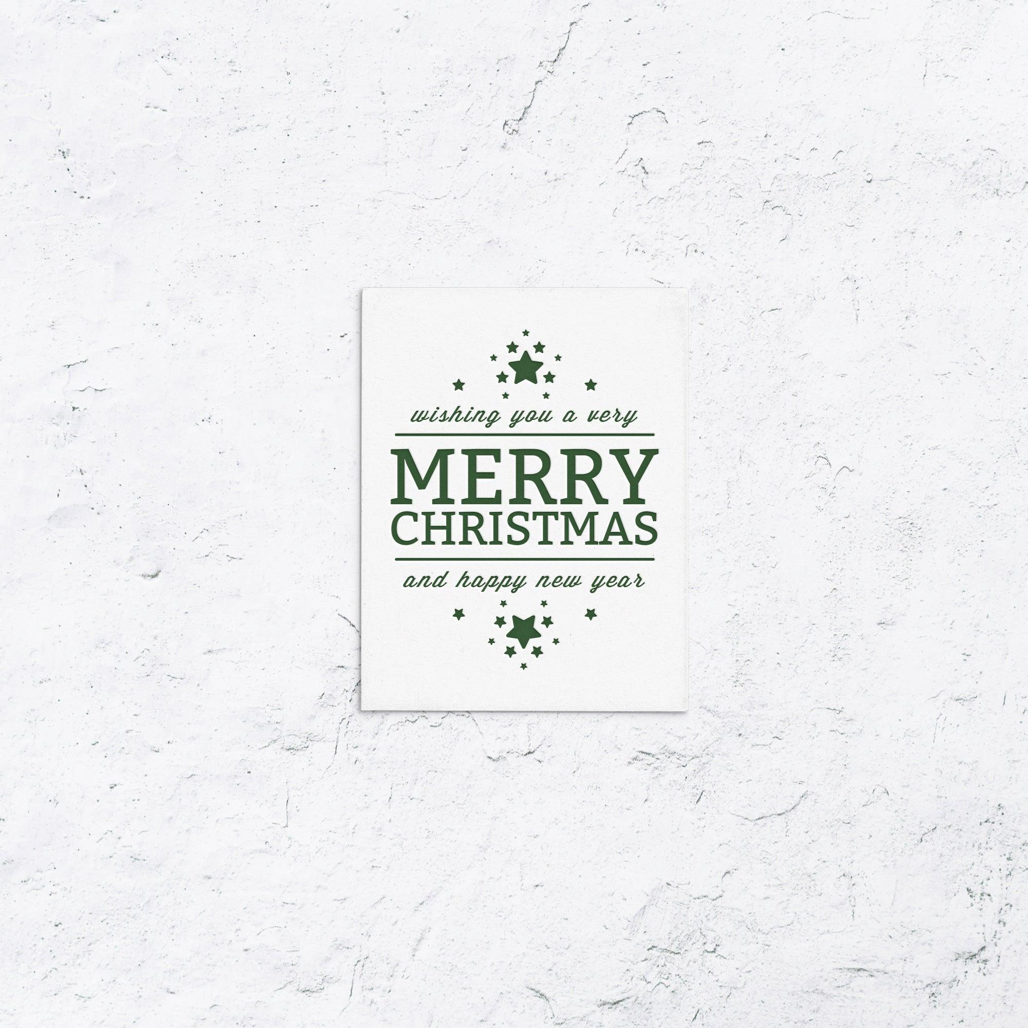 Happy Holidays With Stars Box Set of 10