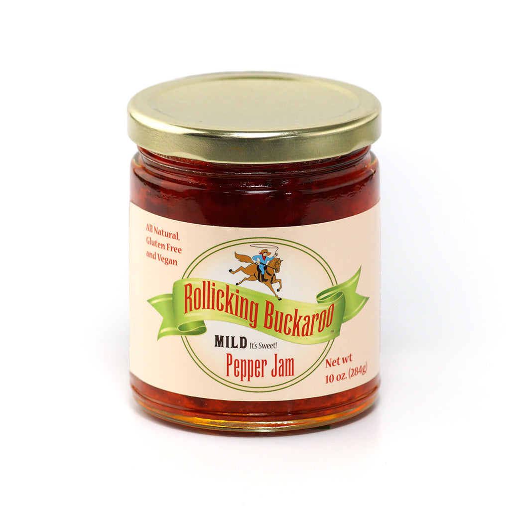 Rollicking Buckaroo Mild Pepper Jam "It's Sweet"