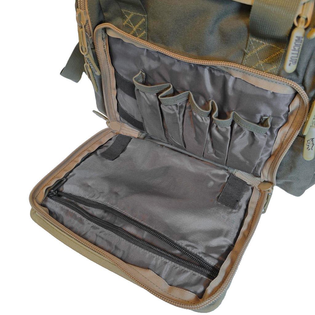 MUCTAC Elite Range Bag 15x10x11 Tactical Gear Organizer w/ MOLLE Panel