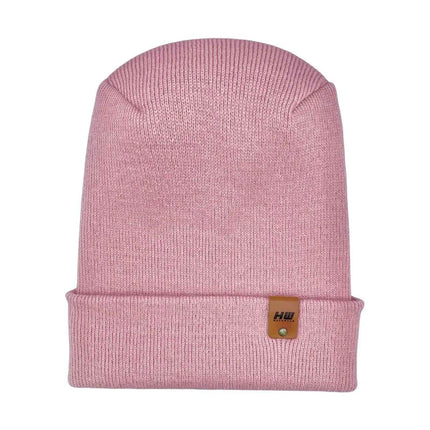 NEW HAAKWEAR H-Stitch Cuffed Beanie - Designed and Made in USA (Patented Design) - Pearl Pink