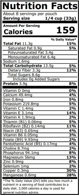 Granola - Original (Grain-free, gluten-free with neither added sugar nor sweeteners)