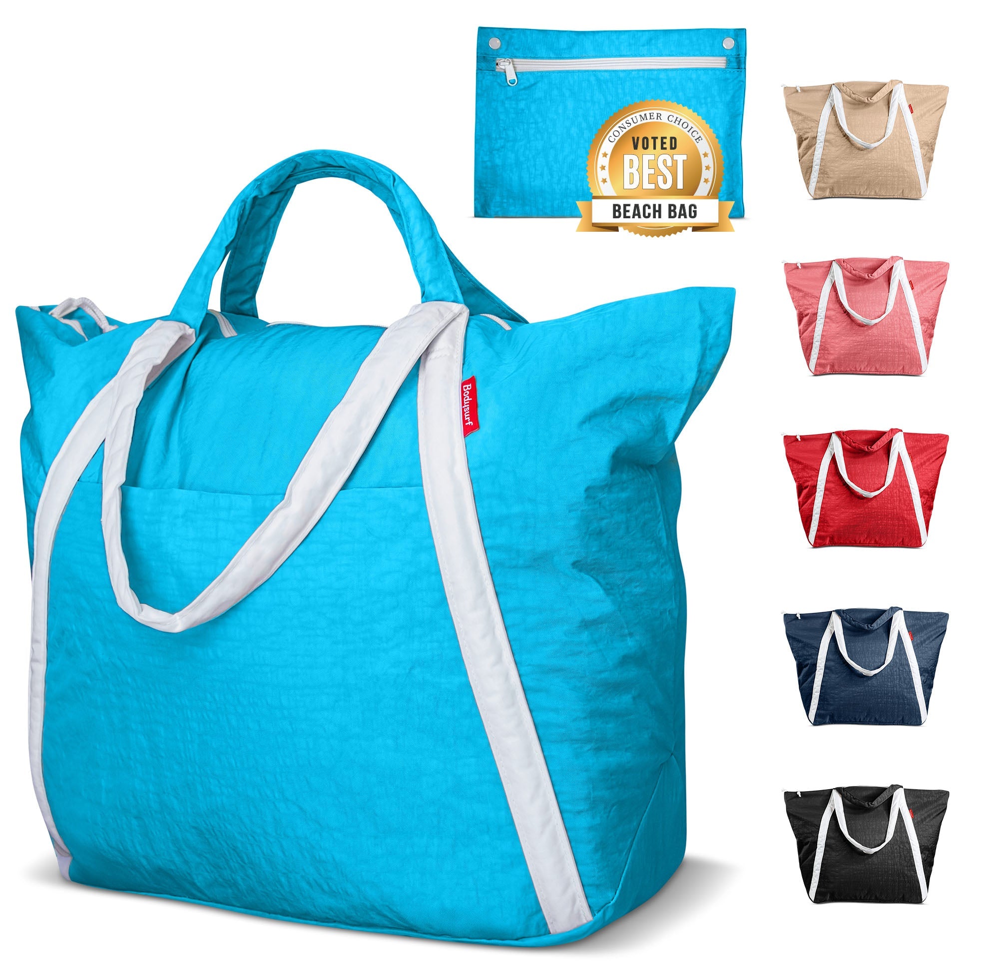Extra Large Ripstop Nylon Waterproof Beach Bag