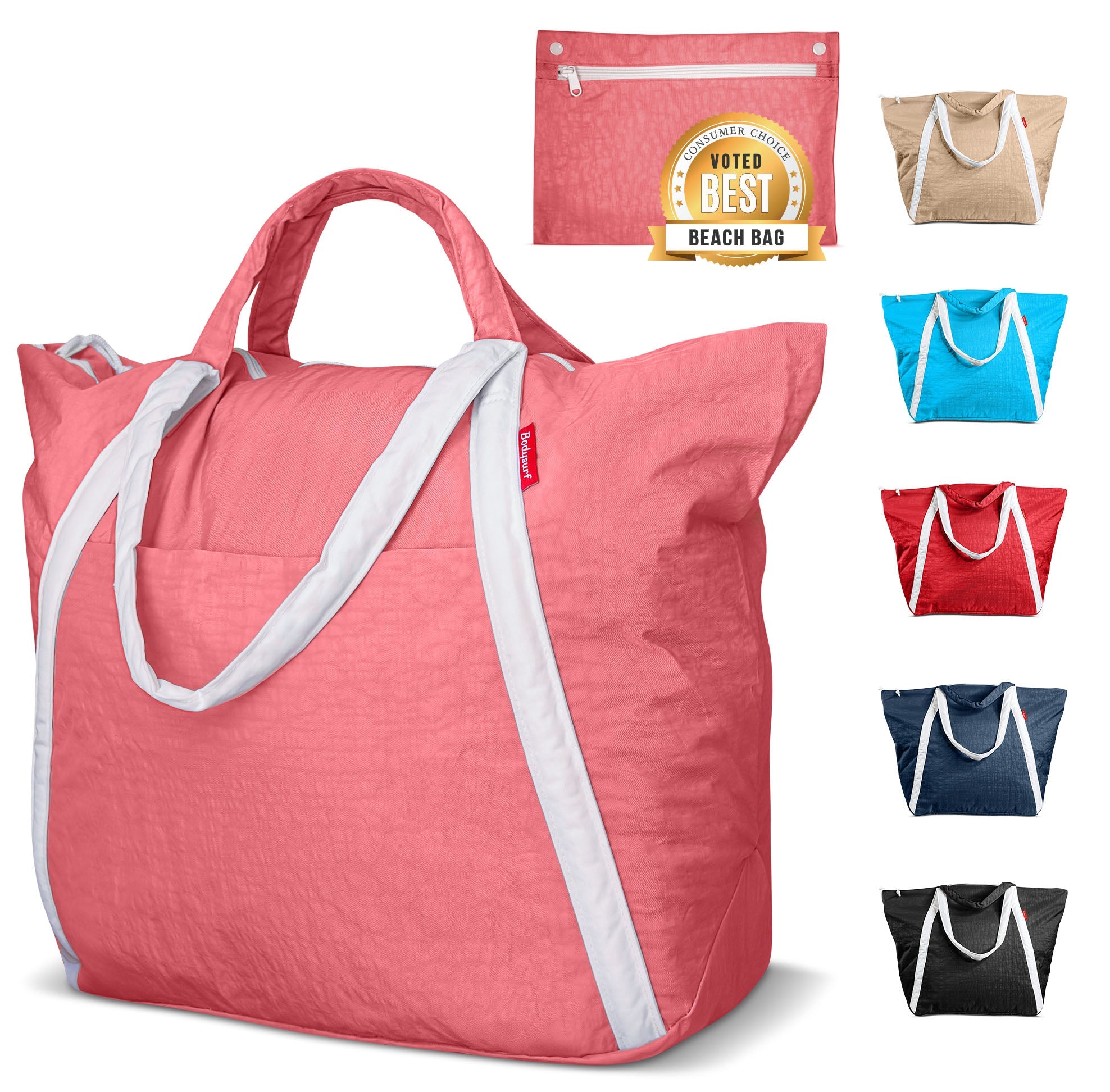 Extra Large Ripstop Nylon Waterproof Beach Bag