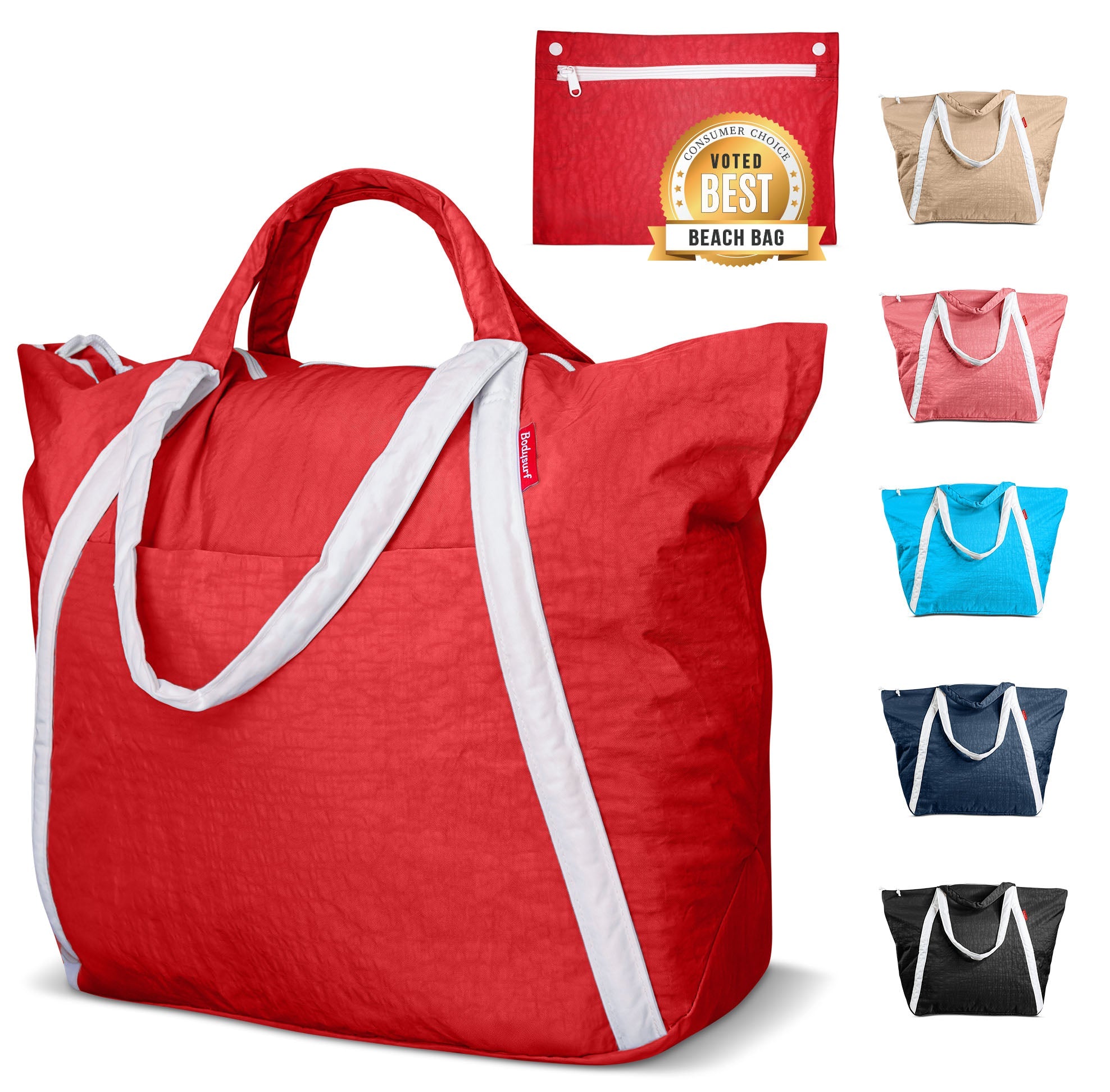 Extra Large Ripstop Nylon Waterproof Beach Bag