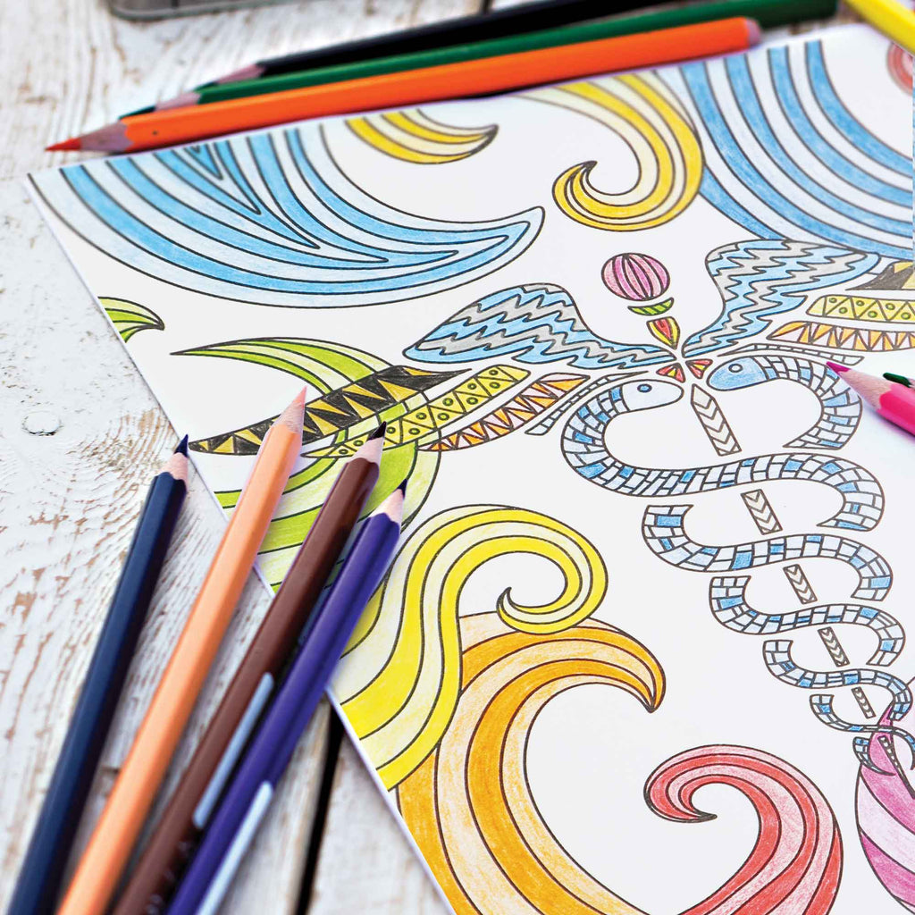 Nurse Colors Colored Pencils & Coloring Pages for Nurses