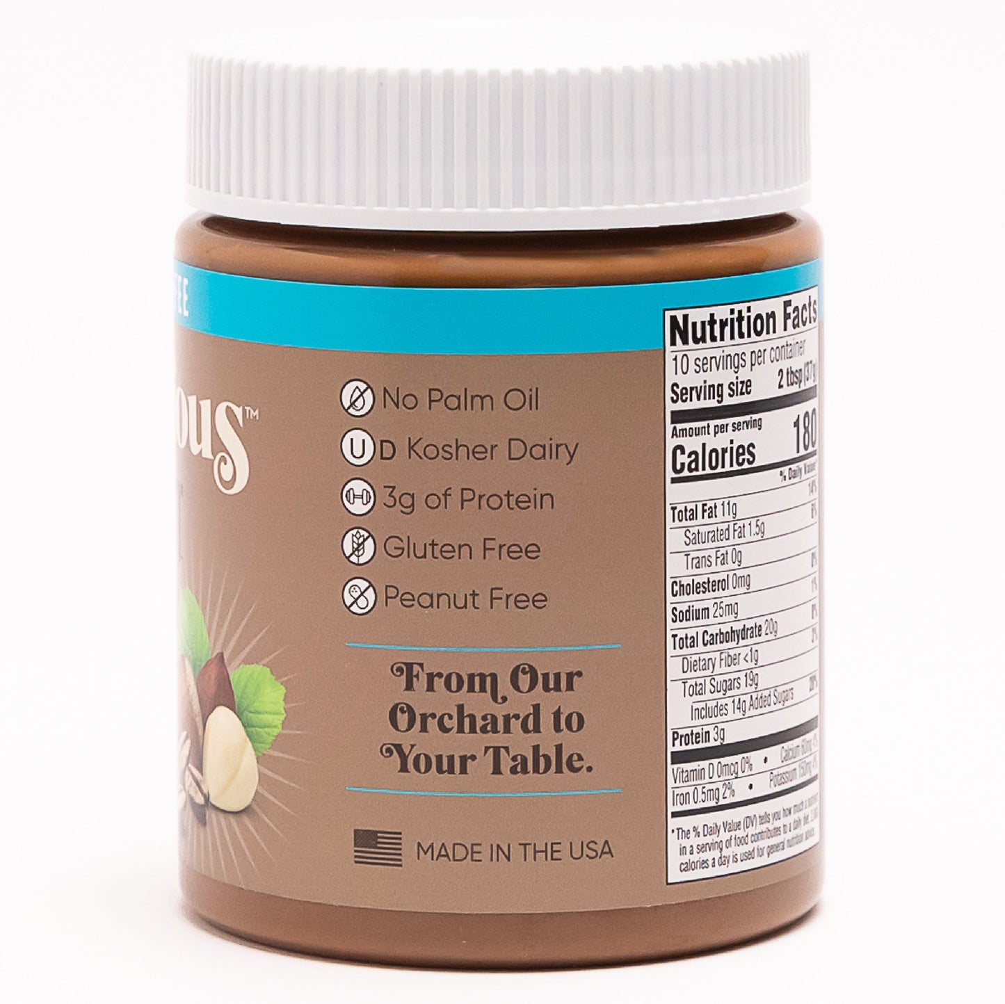 Hazelnut Latte Spread, 13 oz