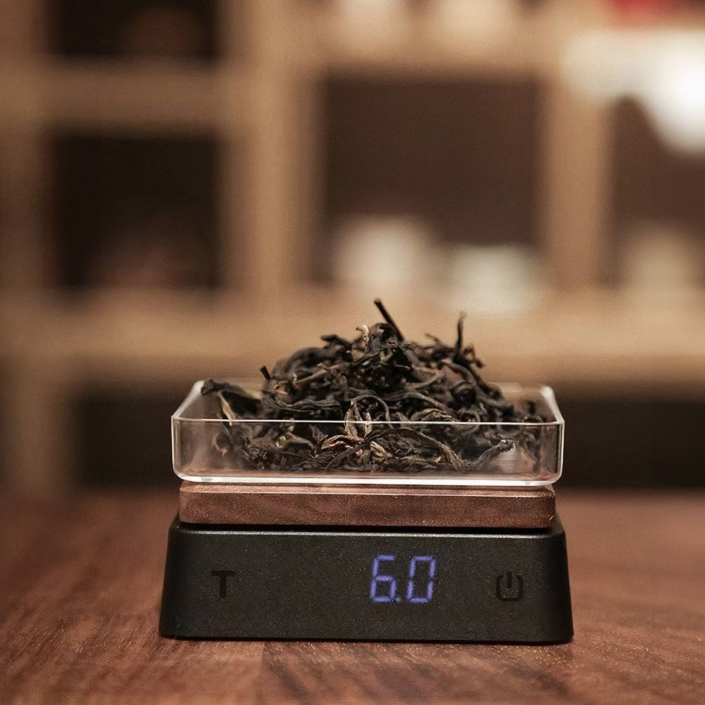 Solid Wood Electronic Scale for Tea and Coffee