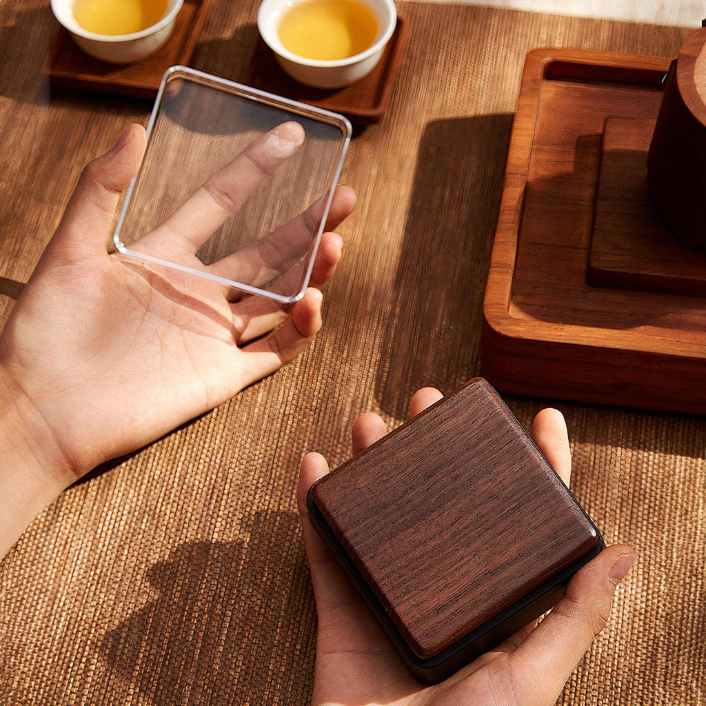 Solid Wood Electronic Scale for Tea and Coffee