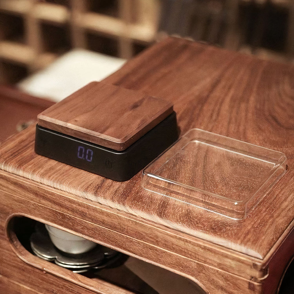 Solid Wood Electronic Scale for Tea and Coffee
