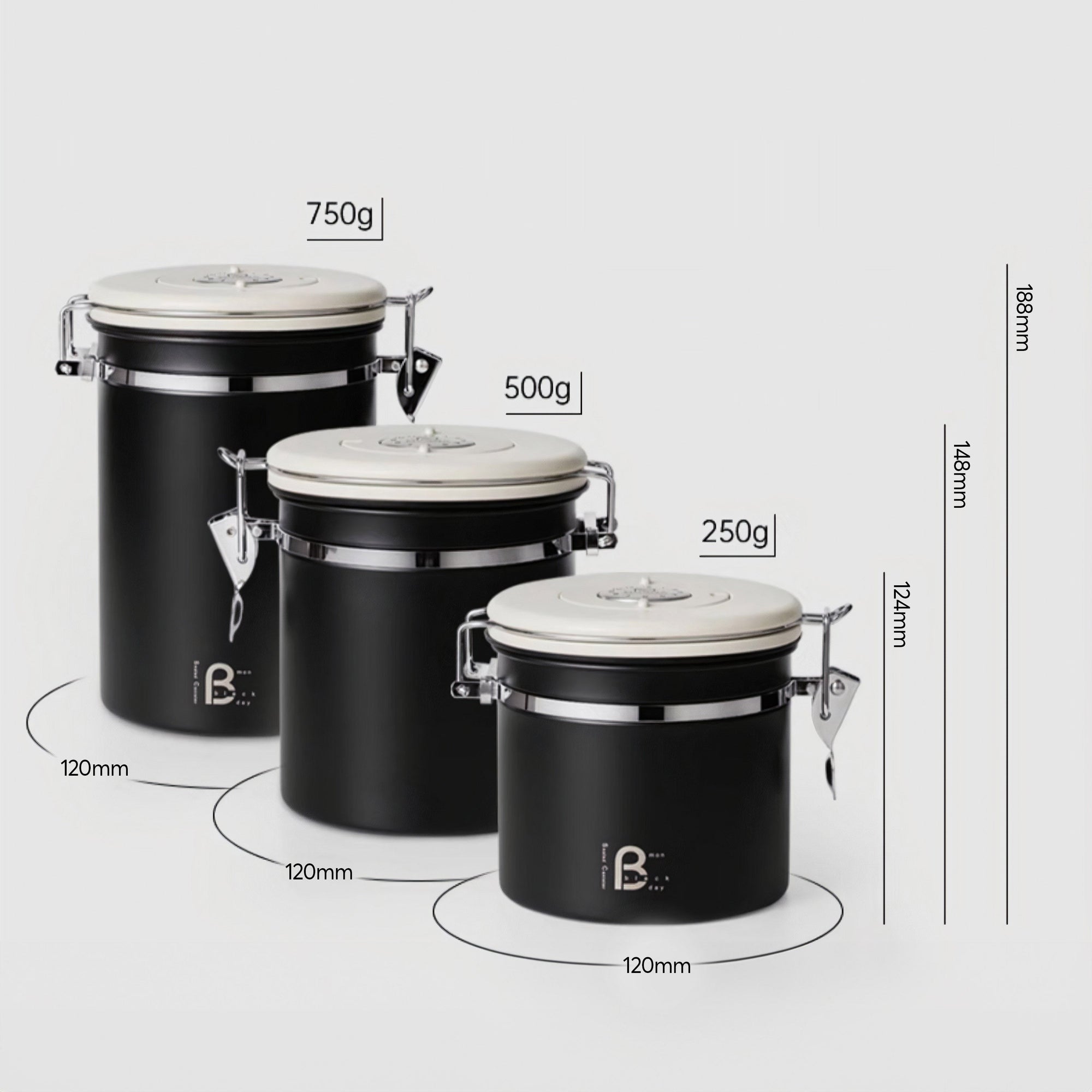 Airtight Coffee Bean Storage Canister