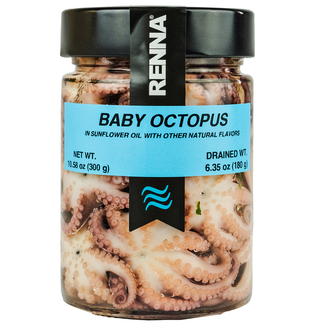 Baby / Small Octopus preserved in oil, 10.58oz