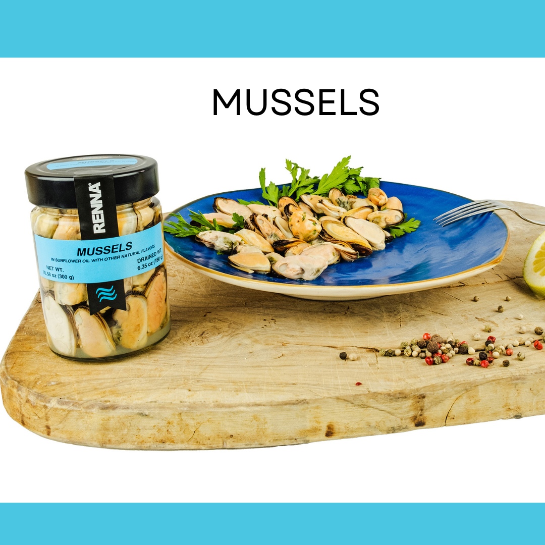 Mussels Preserved in Sunflower Oil, 10.58oz