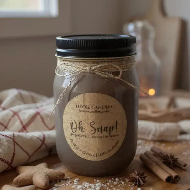 Oh Snap! Gingerbread Candle | Organic Soy Candle