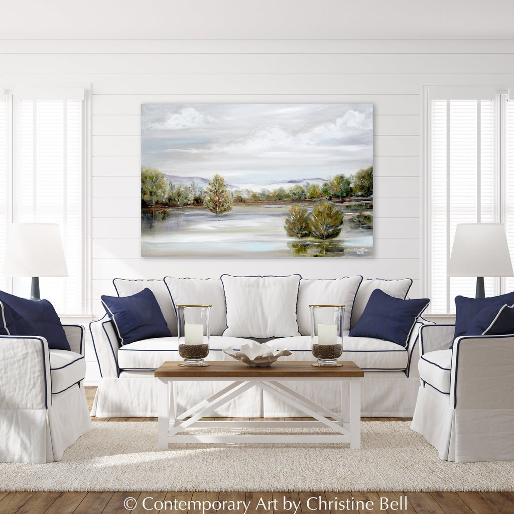 "Sierra Mist" GICLÉE PRINT, Forest Landscape Oil Painting,Trees