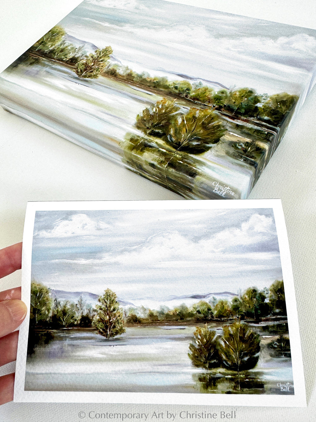 "Sierra Mist" GICLÉE PRINT, Forest Landscape Oil Painting,Trees