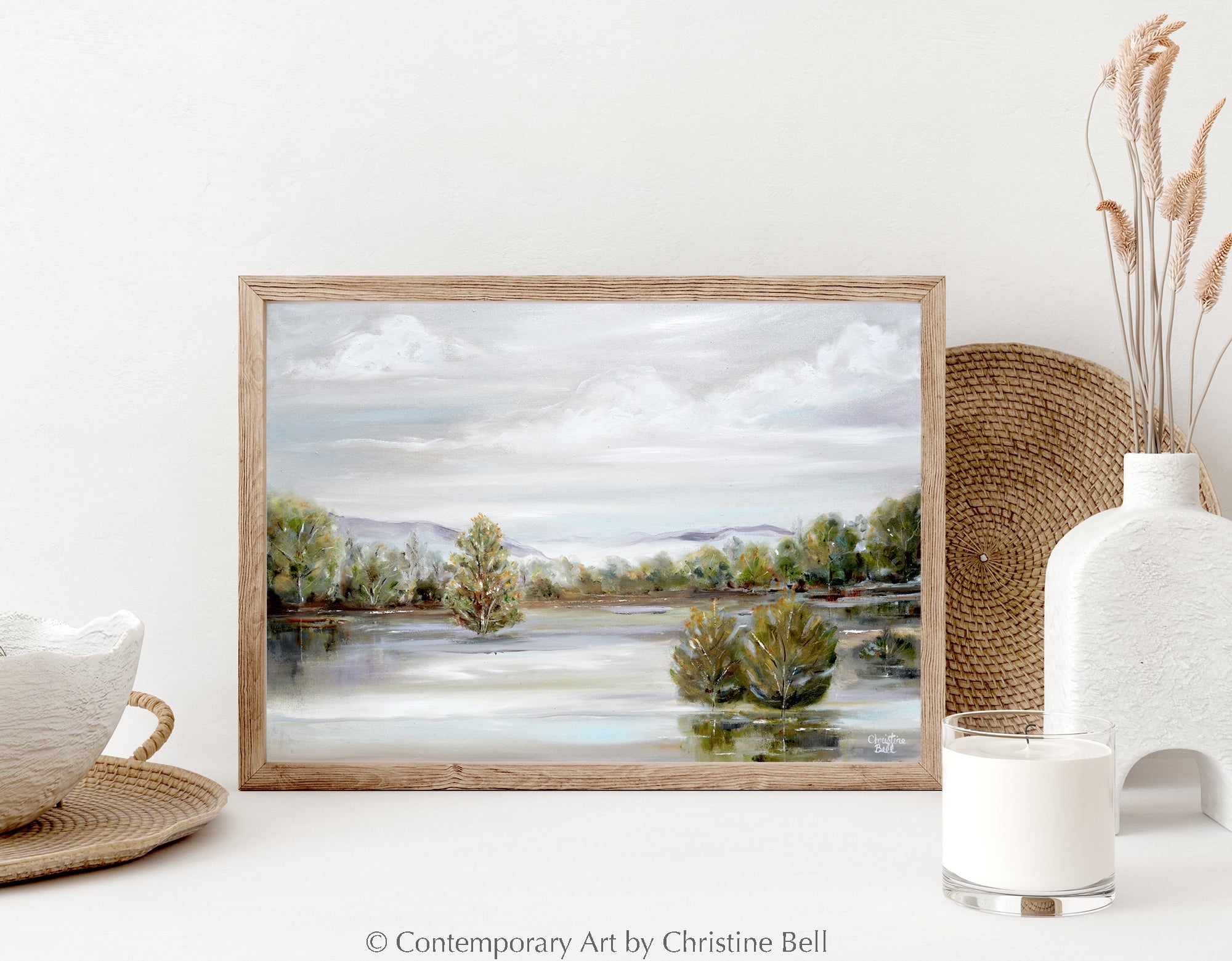 "Sierra Mist" GICLÉE PRINT, Forest Landscape Oil Painting,Trees