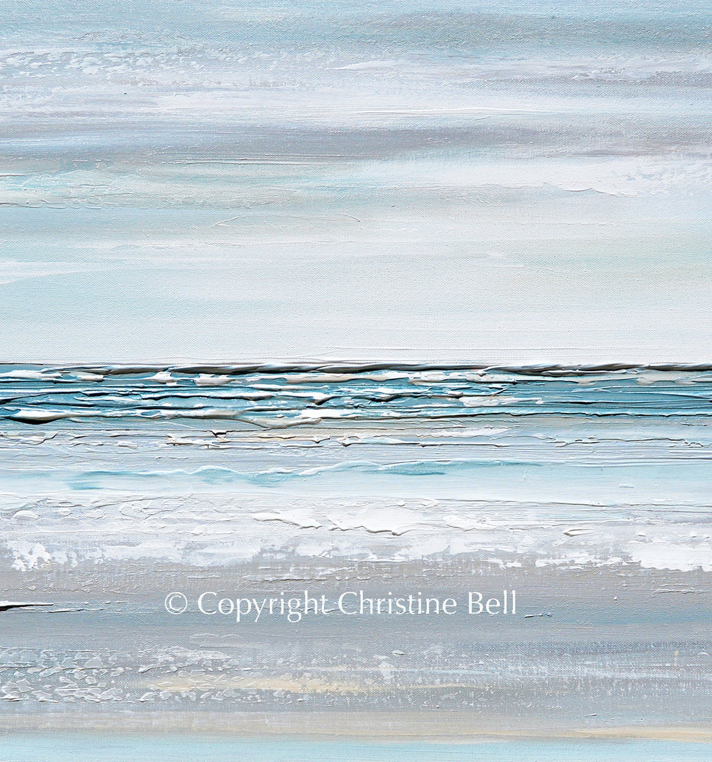 "A Breath of Fresh Air" Giclée Print Coastal Abstract Painting